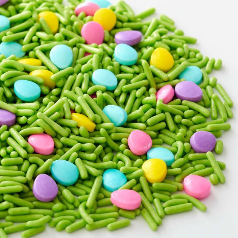 Easter Sprinkles Mix with Eggs & Grass – Designer Cookies ™ STUDIO